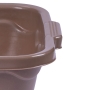 BACINELLA QUADRATA IN PLASTICA 30 CM CORTECCIA