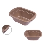 (BACINELLA RETTANGOLARE IN PLASTICA 43 CM CORTECCIA)