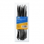 SET DA 100 PEZZI FASCETTE DI PLASTICA NERE DA 35 CM