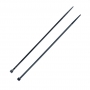 SET DA 100 PEZZI FASCETTE DI PLASTICA NERE DA 35 CM