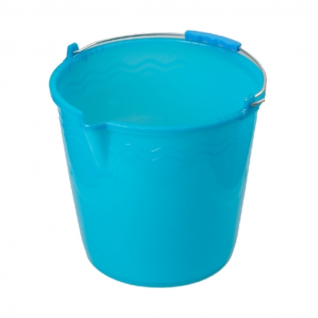 Gies Secchio da 12 litri con beccuccio senza BPA colore: blu 