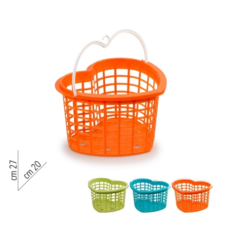 (CESTINO PORTA MOLLETTE 20X27 CM FORMA CUORE)