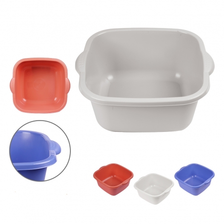 (BACINELLA QUADRA IN PLASTICA 30X30X12H CM)