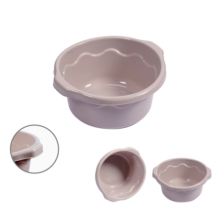 (BACINELLA TONDA IN PLASTICA 30 CM SABBIA)