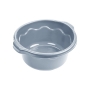 BACINELLA TONDA IN PLASTICA 40 CM SILVER