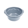 BACINELLA TONDA IN PLASTICA 40 CM SILVER